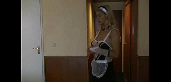  Dutch Maid Wearing Gloves Rough Hotel